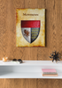 Mowbrenn Heraldry of Greyhawk Anna Meyer Cartography Canvas Art Print