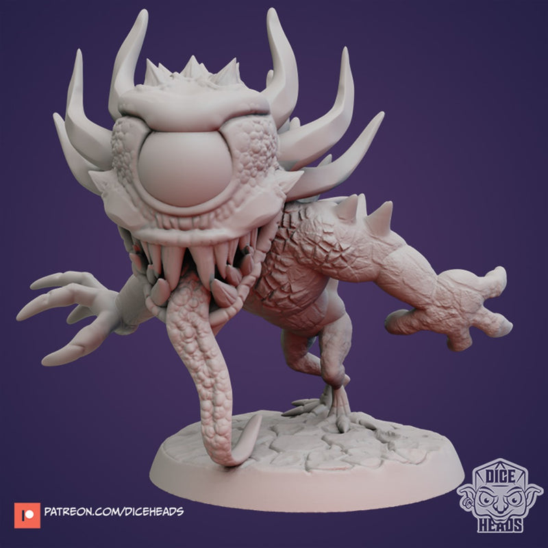 Myopia The Psychic Eye Monster 3D Printed Miniature Legends of Calindria Primed