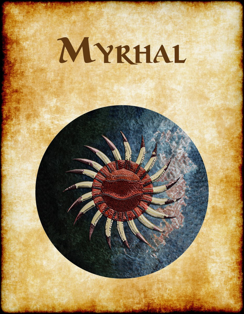Myrhal Heraldry of Greyhawk Anna Meyer Cartography Canvas Art Print