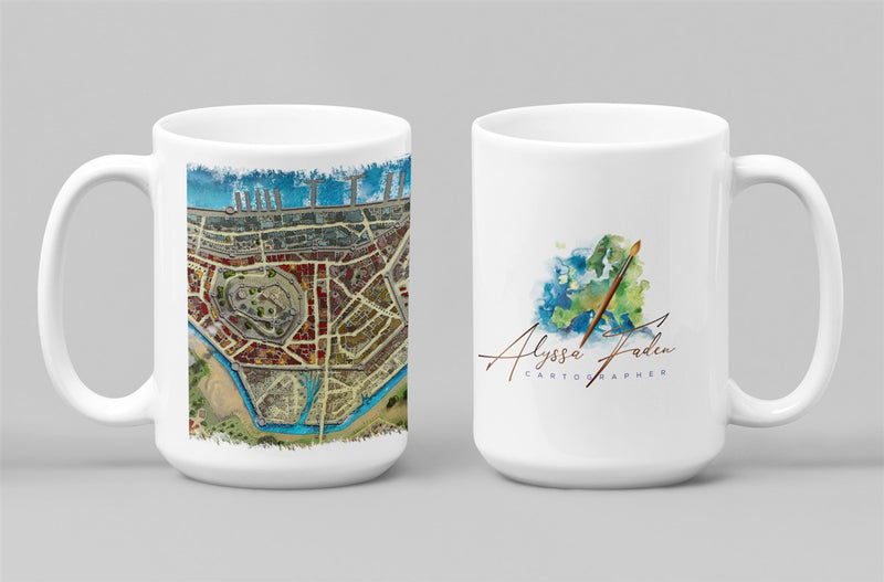 Newholt City Map Coffee Mug 11oz/15oz
