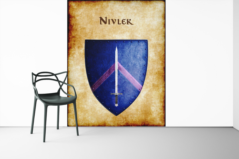 Nivlek Heraldry of Greyhawk Anna Meyer Cartography Canvas Art Print