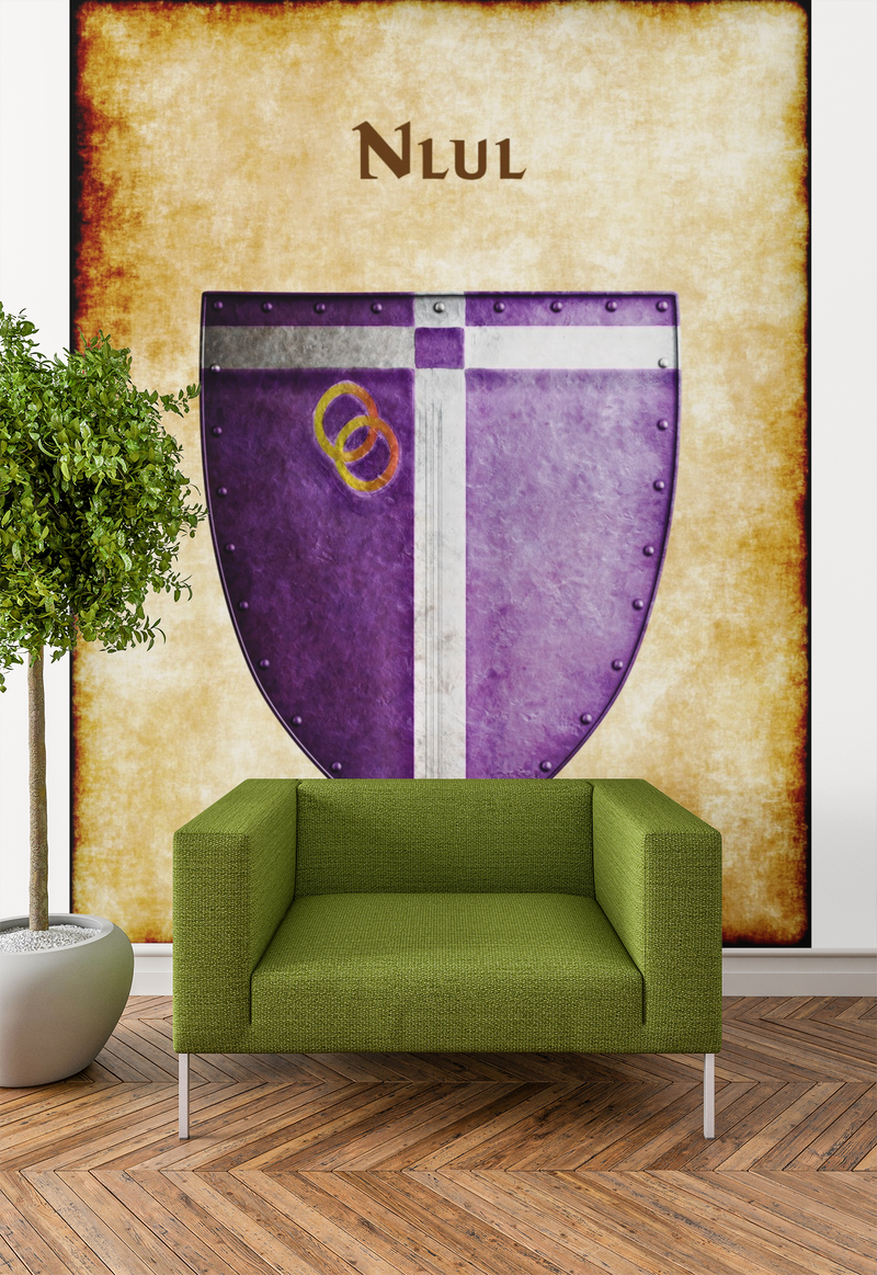 Nlul Heraldry of Greyhawk Anna Meyer Cartography Canvas Art Print