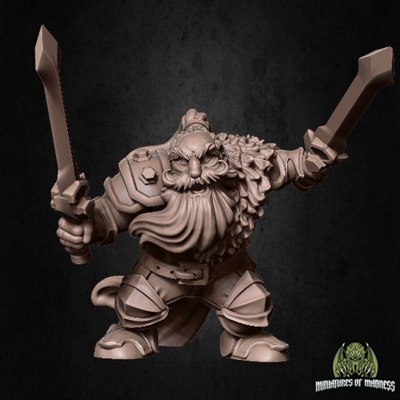 Noris Murdinvok 3D Printed Miniature Legends of Calindria Primed