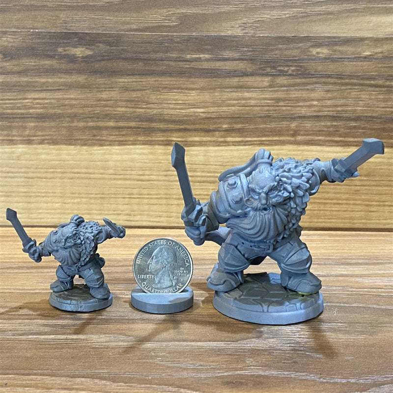 Noris Murdinvok 3D Printed Miniature Legends of Calindria Primed