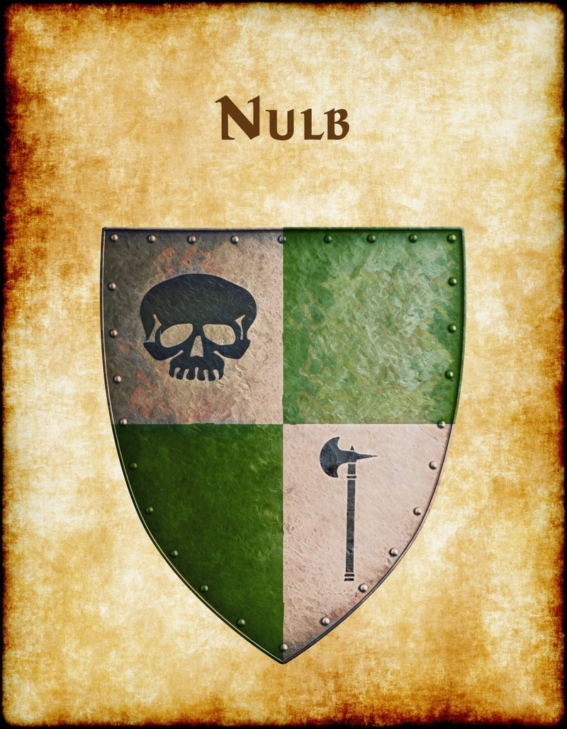 Nulb Orig Heraldry of Greyhawk Anna Meyer Cartography Canvas Art Print
