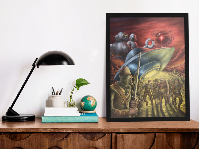 Occurrence at Howling Crater Cover Art Gallery Canvas Art Print