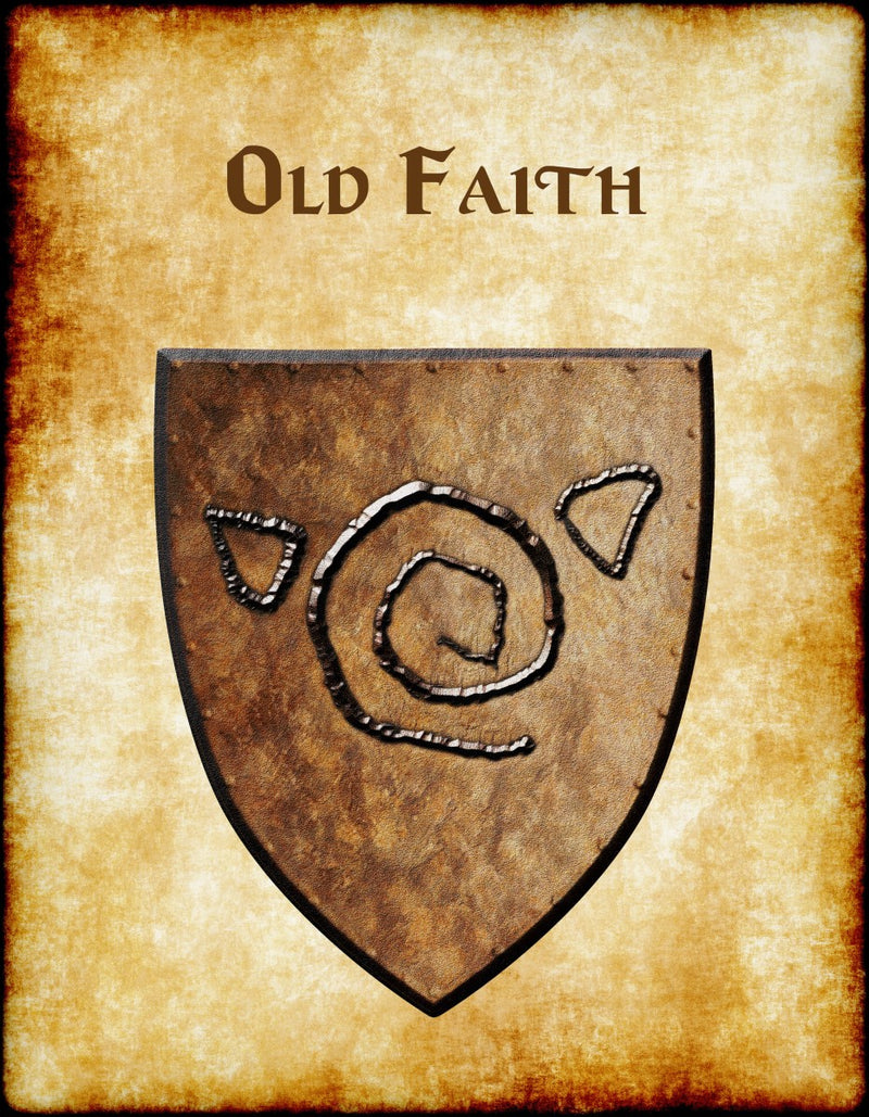 Old Faith Heraldry of Greyhawk Anna Meyer Cartography Canvas Art Print