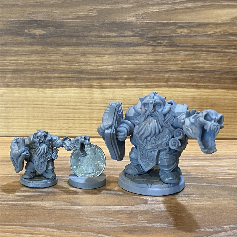 Ordain The Insane 3D Printed Miniature Legends of Calindria Primed