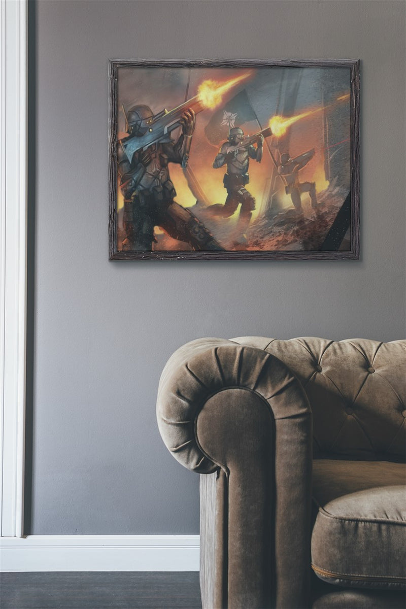 Origin Infantry Canvas Art