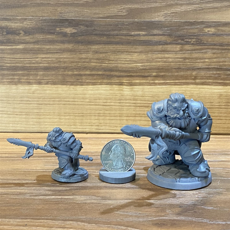 Ormir Thorekhad 3D Printed Miniature Legends of Calindria Primed