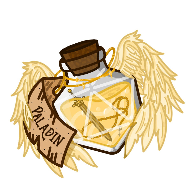 Paladin Potion Bottle Gallery Canvas Art Print