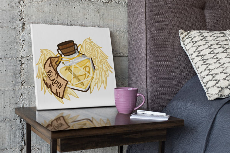 Paladin Potion Bottle Gallery Canvas Art Print