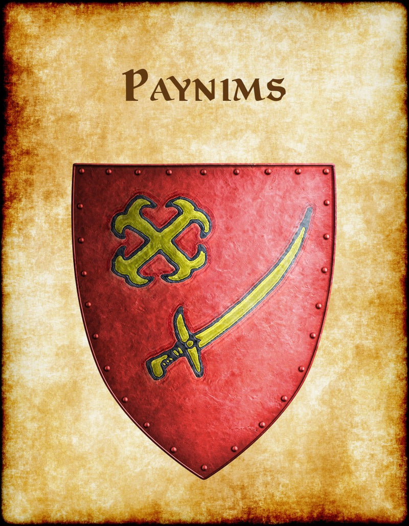 Paynims Heraldry of Greyhawk Anna Meyer Cartography Canvas Art Print