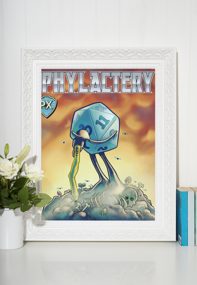 Phylactery 2 Cover Gallery Canvas Art Print