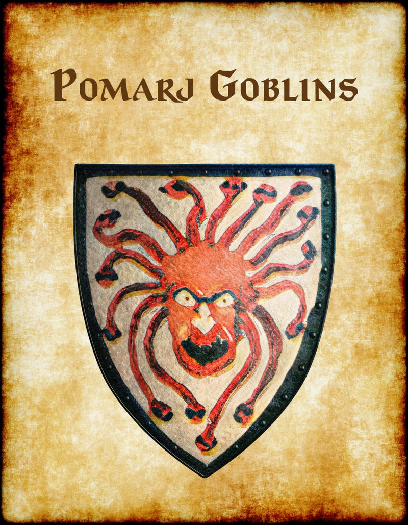 Pomarj Goblins Alternate Heraldry of Greyhawk Anna Meyer Cartography Canvas Art Print