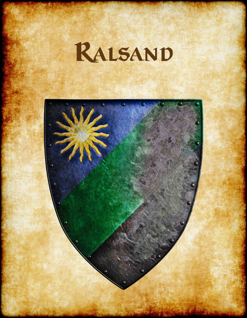 Ralsand Heraldry of Greyhawk Anna Meyer Cartography Canvas Art Print