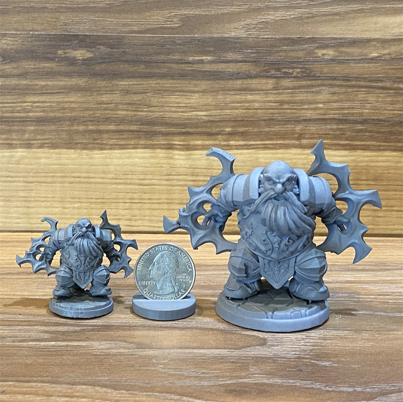 Rargtad The Electrocutioner 3D Printed Miniature Legends of Calindria Primed