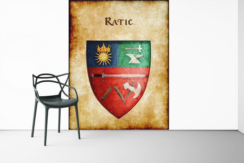 Ratic Heraldry of Greyhawk Anna Meyer Cartography Canvas Art Print