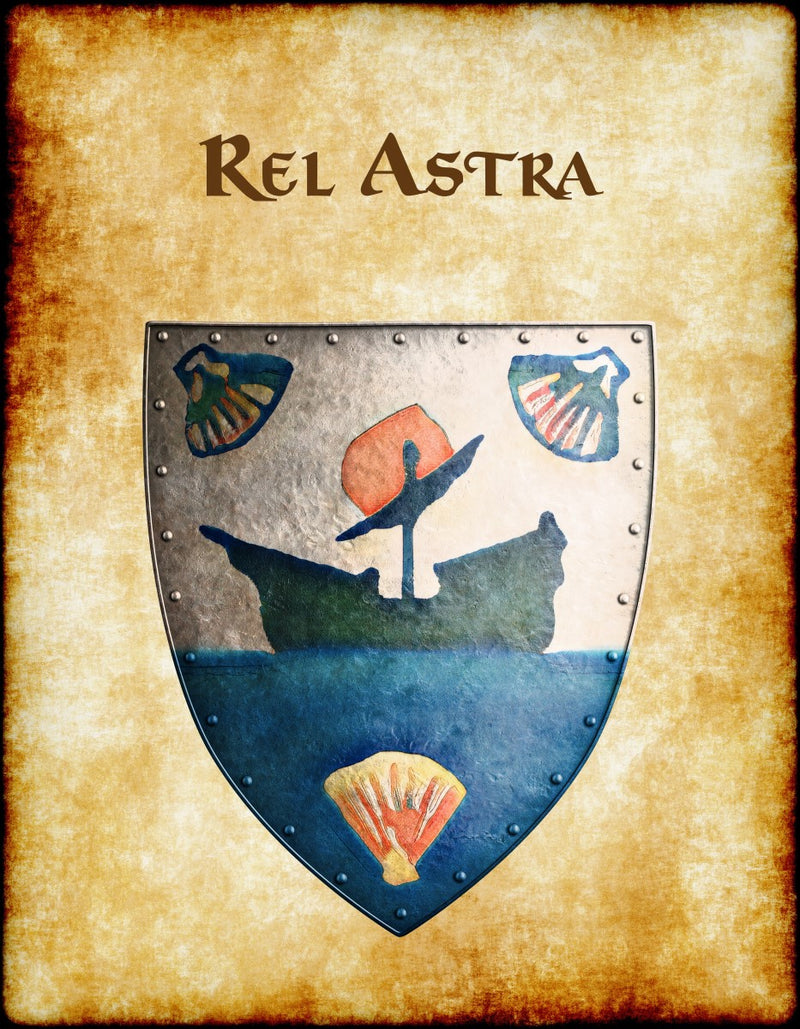 Rel Astra Heraldry of Greyhawk Anna Meyer Cartography Canvas Art Print