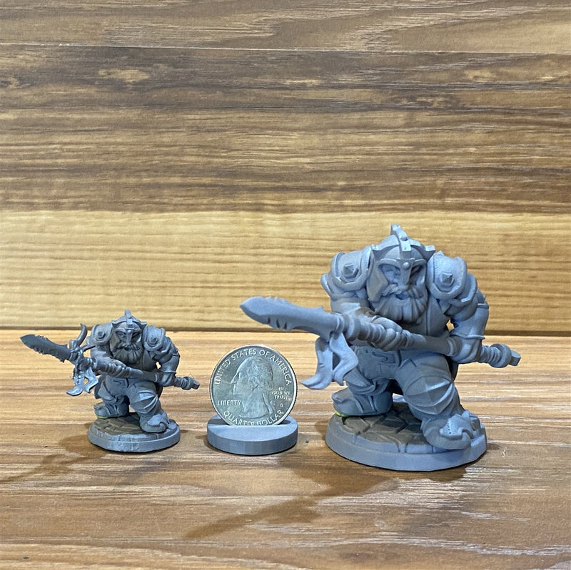 Rendal Khorfal 3D Printed Miniature Legends of Calindria Primed