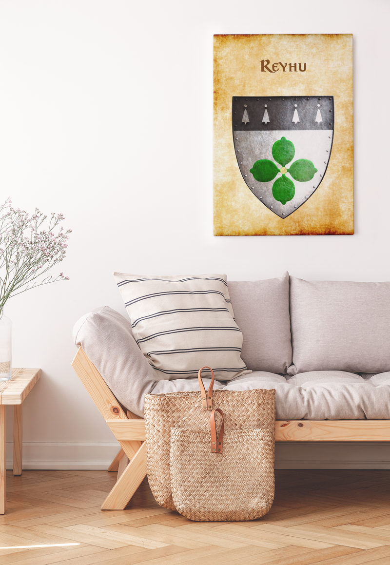 Reyhu Heraldry of Greyhawk Anna Meyer Cartography Canvas Art Print