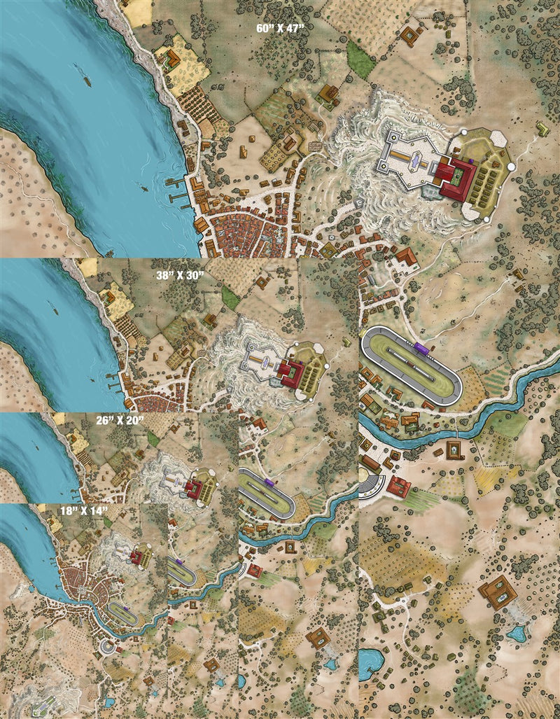 Rikadon City Fantasy Map