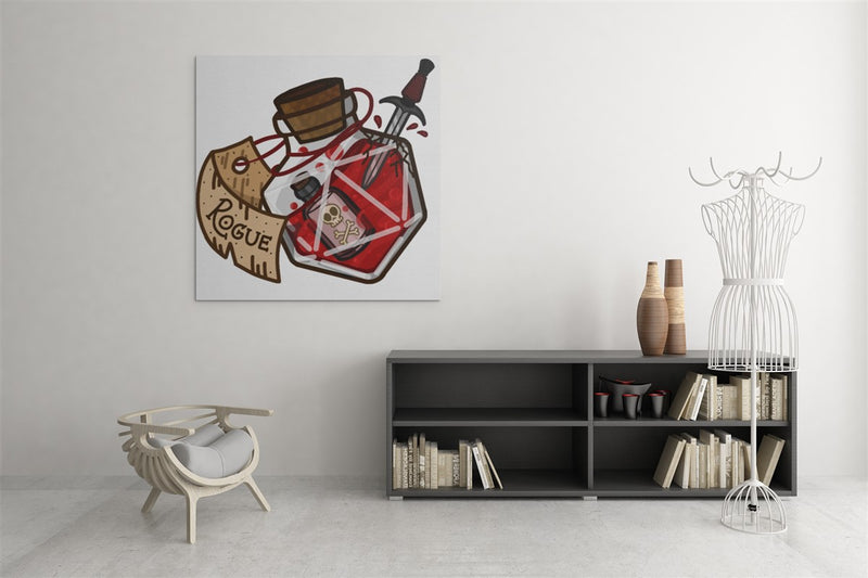 Rogue Potion Bottle Gallery Canvas Art Print