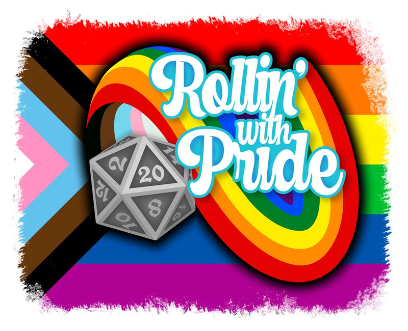 Rollin' With Pride Flag RPG Cotton T-Shirt