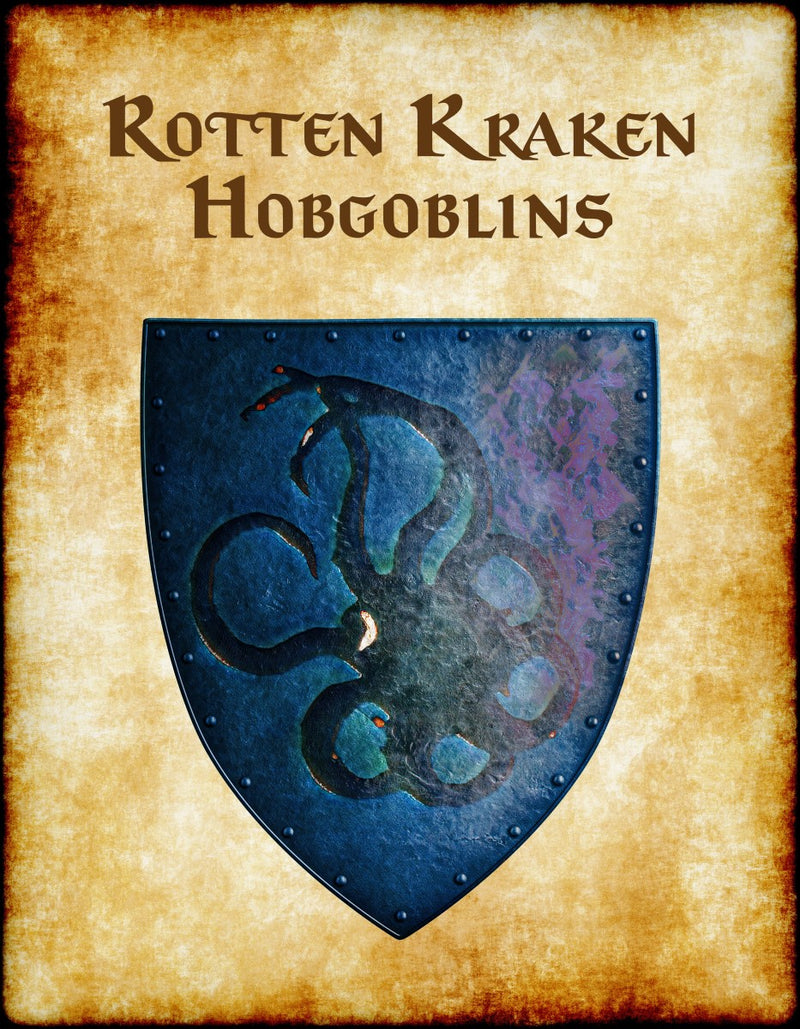 Rotten Kraken Hobgoblins Heraldry of Greyhawk Anna Meyer Cartography Canvas Art Print