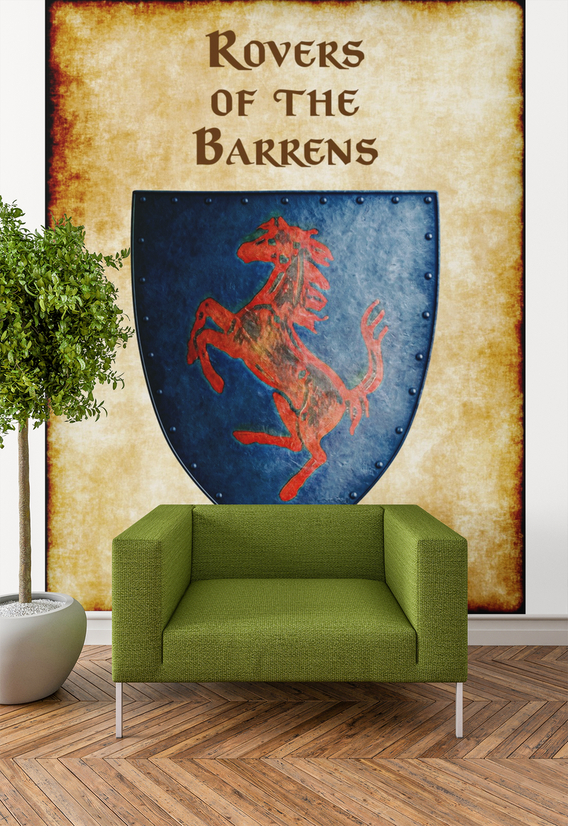 Rovers of the Barrens Heraldry of Greyhawk Anna Meyer Cartography Canvas Art Print