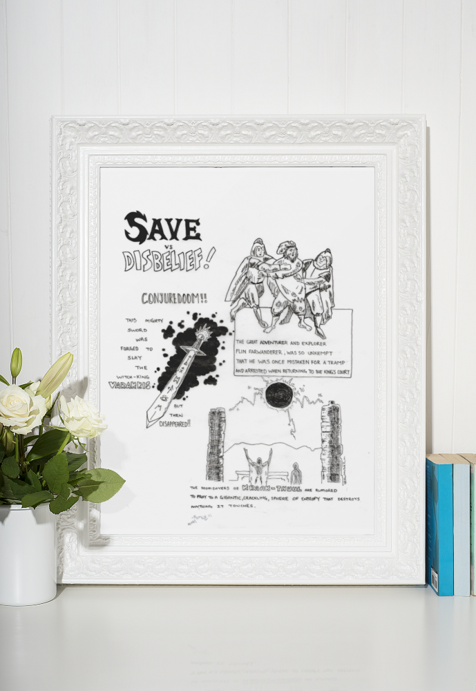 Save VS Disbelief 1 Gallery Canvas Art Print