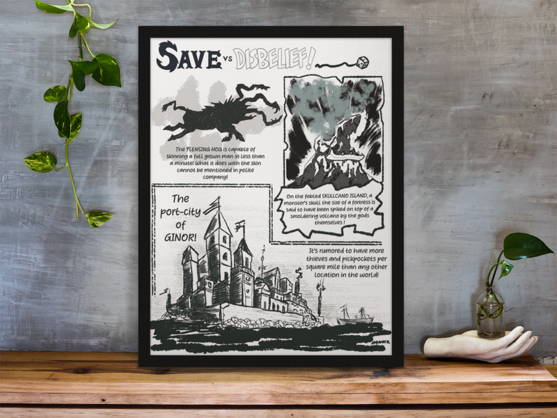 Save VS Disbelief 3 Gallery Canvas Art Print
