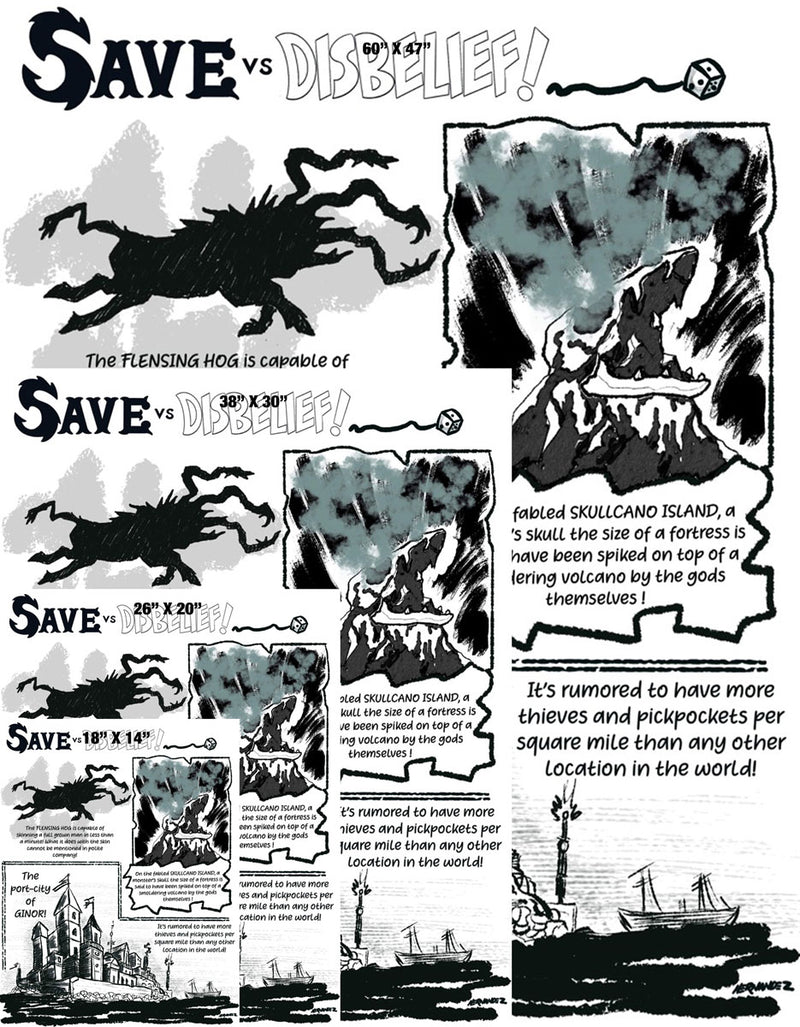 Save VS Disbelief 3 Gallery Canvas Art Print