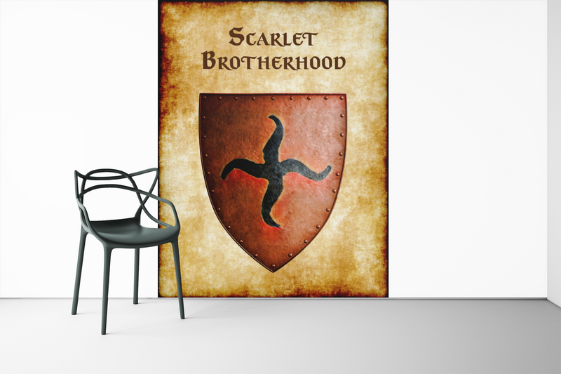 Scarlet Brotherhood Heraldry of Greyhawk Anna Meyer Cartography Canvas Art Print