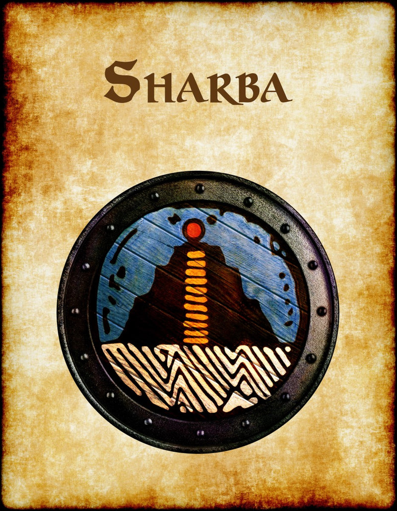 Sharba Heraldry of Greyhawk Anna Meyer Cartography Canvas Art Print