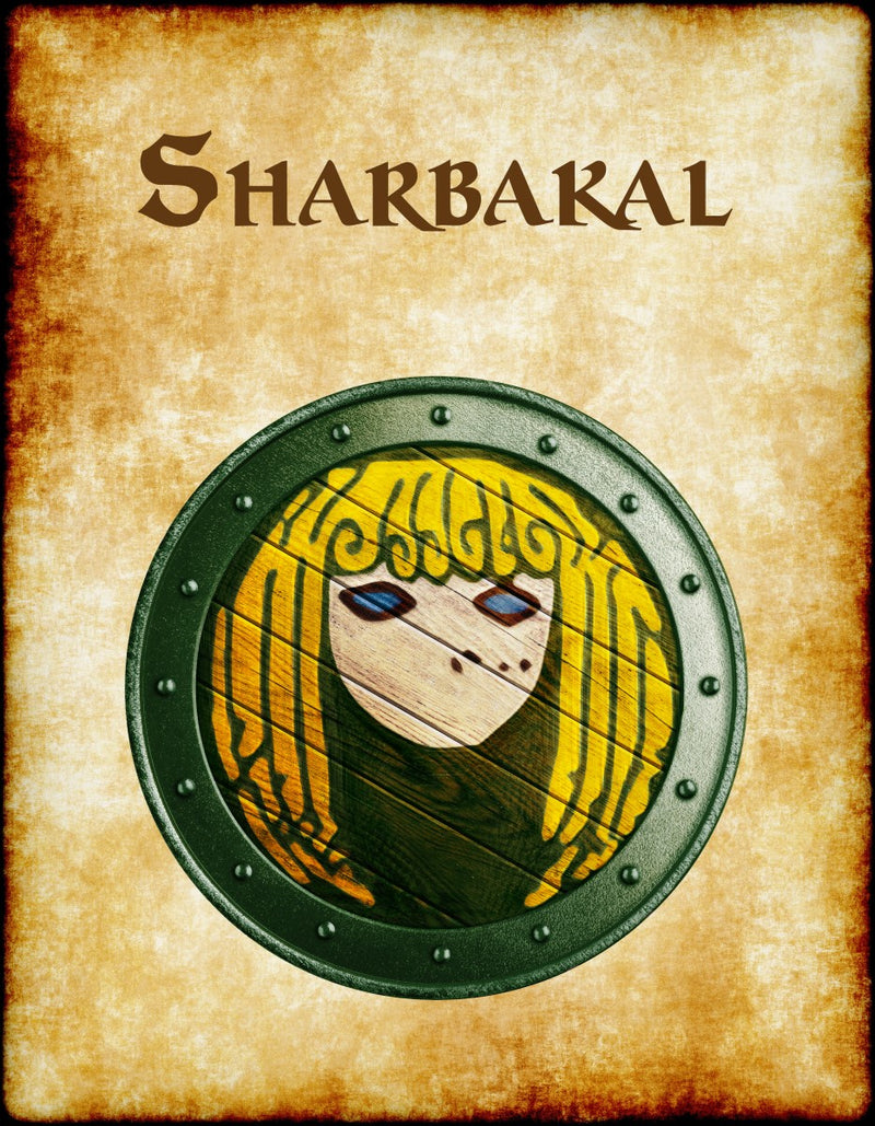 Sharbakal Heraldry of Greyhawk Anna Meyer Cartography Canvas Art Print