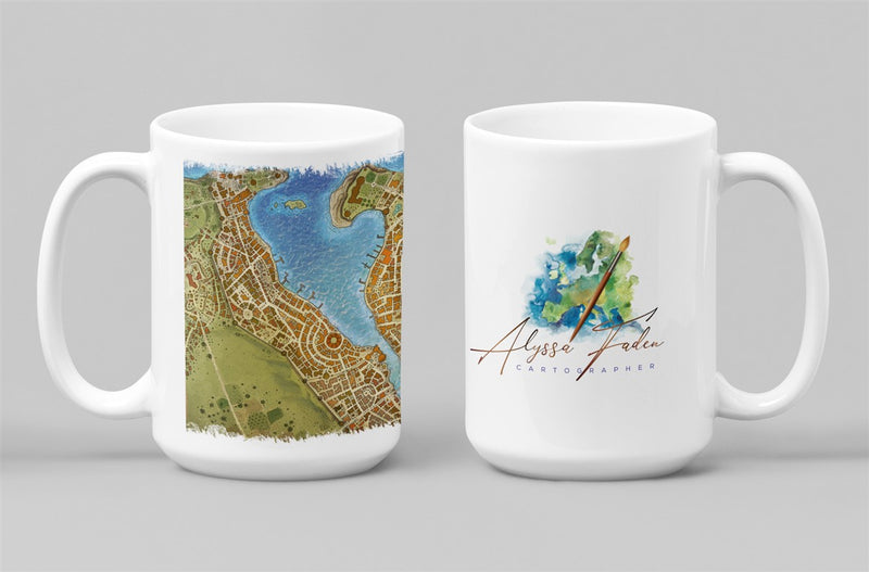 Sligas City Map Coffee Mug 11oz/15oz
