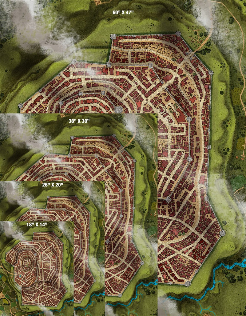 Starryfield City Fantasy Map