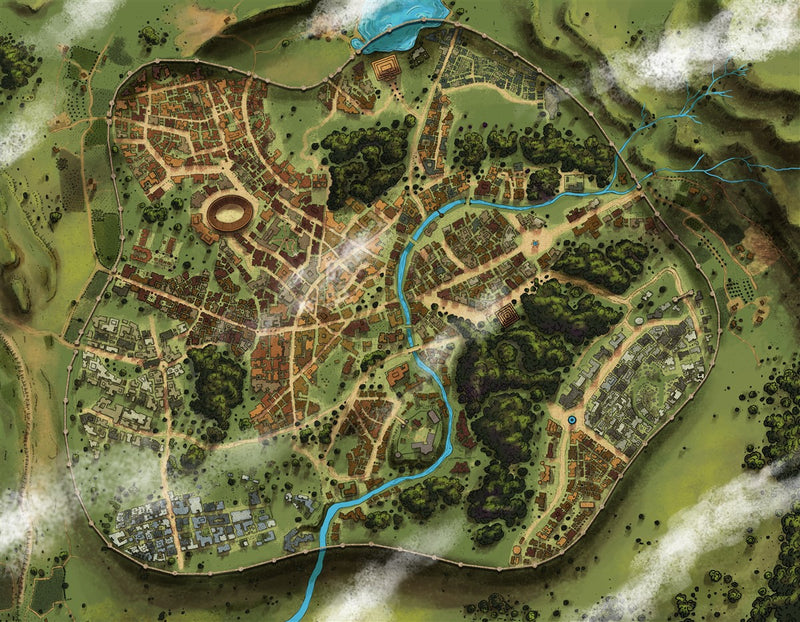 Summerfort City Fantasy Map