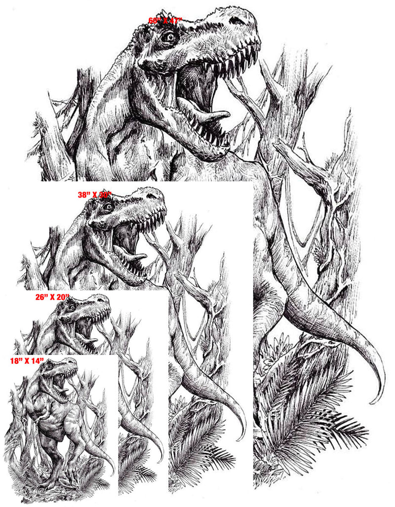 TRex Gallery Canvas Art Print