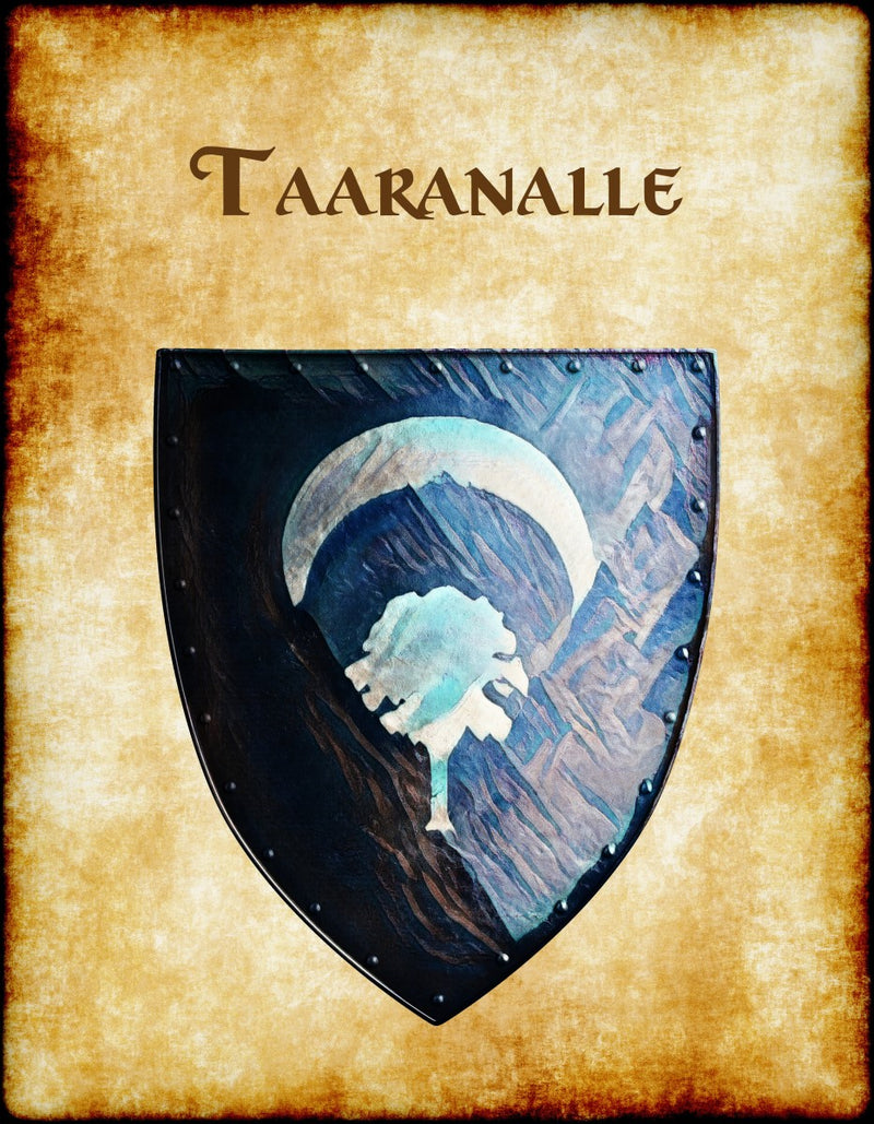 Taaranalle Heraldry of Greyhawk Anna Meyer Cartography Canvas Art Print