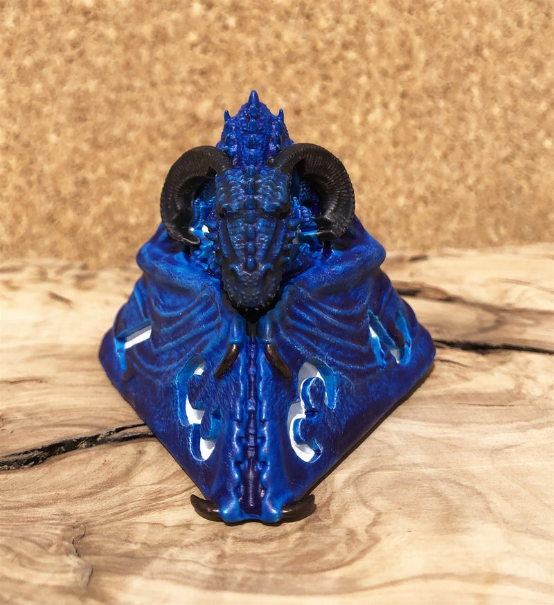 Tes'sera the Blue D4 Dragon Dice Miniature Noble Dwarf Exclusive Primed