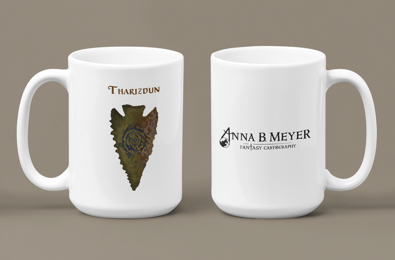 Tharizdun Heraldry of Greyhawk Anna Meyer Cartography Coffee Mug 11oz/15oz