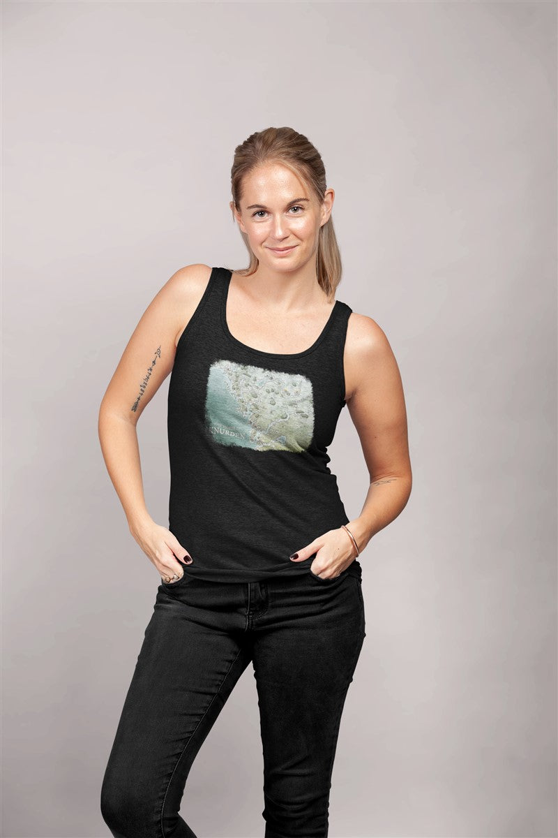The Fjords of Knurden Map Cotton T-Shirt