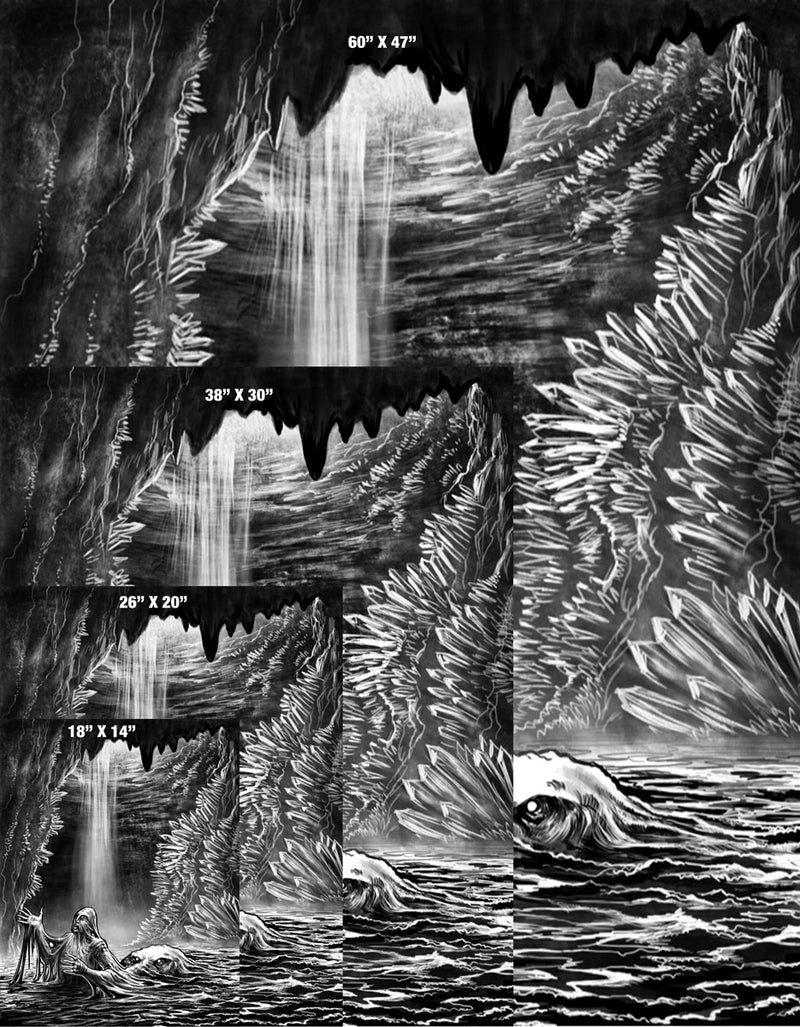 The Glittering Grotto Gallery Canvas Art Print
