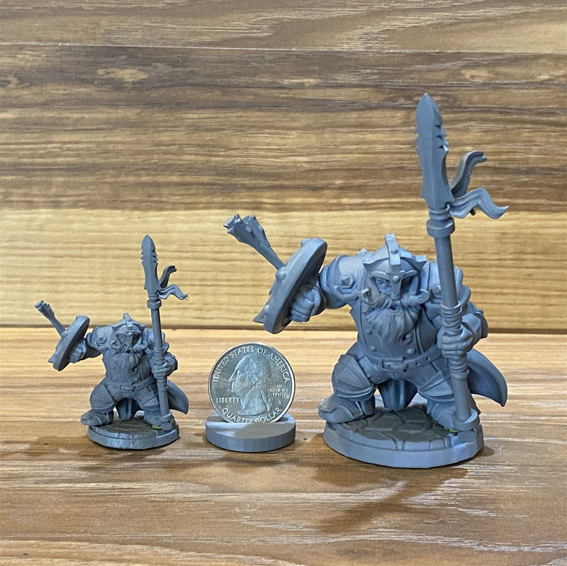 Thirmar Torkak 3D Printed Miniature Legends of Calindria Primed