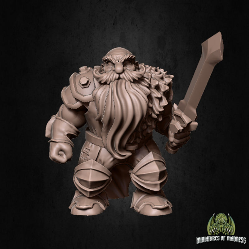 Thodok Murdinrum 3D Printed Miniature Legends of Calindria Primed