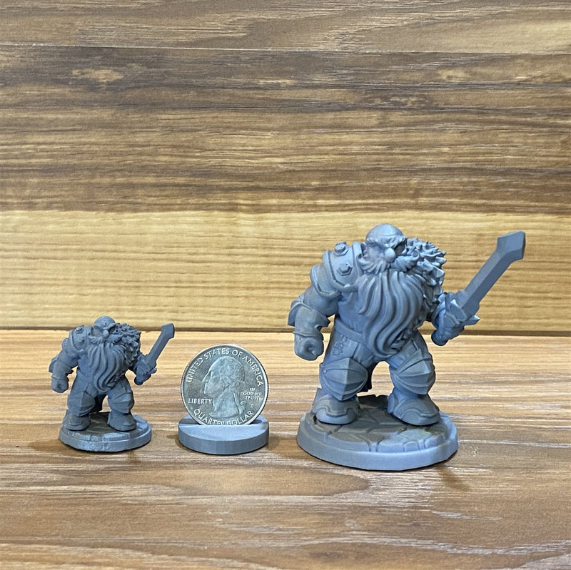 Thodok Murdinrum 3D Printed Miniature Legends of Calindria Primed