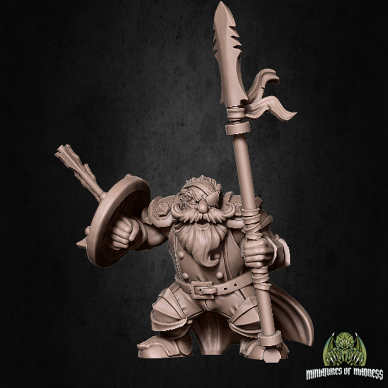 Thonak Heirnof 3D Printed Miniature Legends of Calindria Primed
