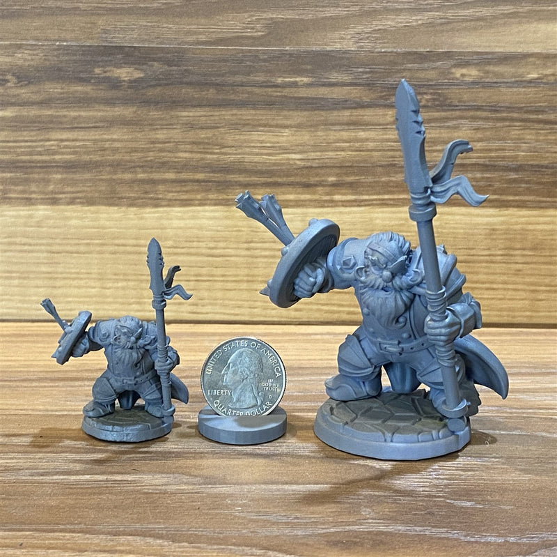 Thonak Heirnof 3D Printed Miniature Legends of Calindria Primed